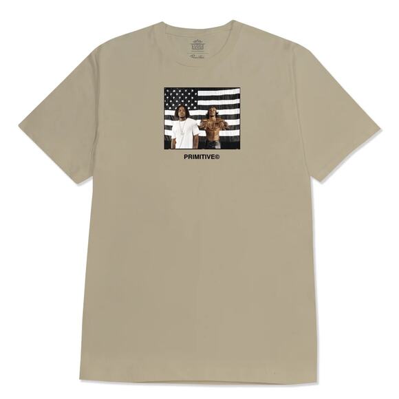 Primitive Skate X Outkast Men's T-Shirt Stripes Short Sleeve Tee - Picture 1 of 2